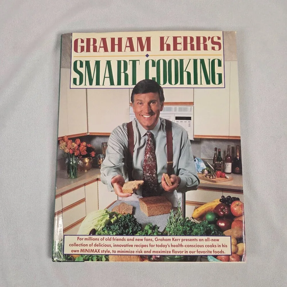 2 Cookbooks - 1. Graham Kerr's Smart Cooking, 2. The Frugal Gourmet